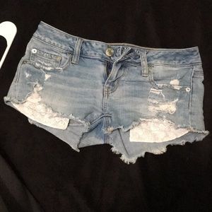 American eagle jean shorts